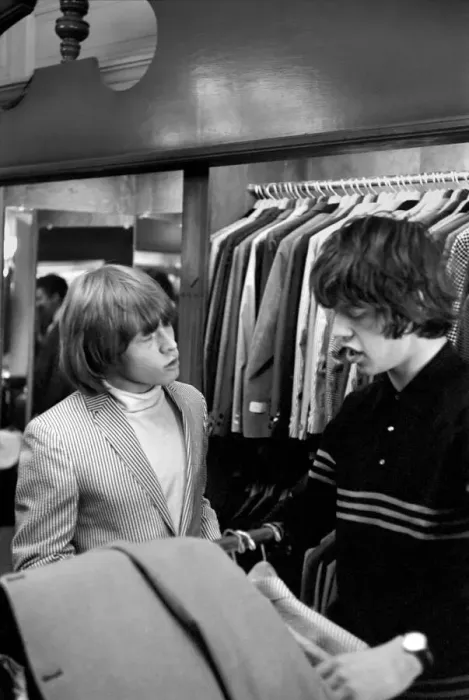 Framed Print : Brian Jones & Mick Jagger on the morning of 4 June 1964 when The Rolling Stones were Framed Print : Brian Jones & Mick Jagger on the morning of 4 June 1964 when The Rolling Stones were