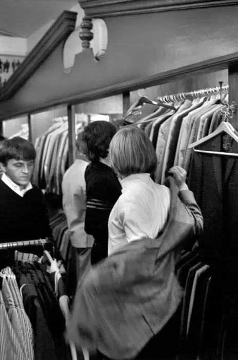Framed Print : Brian Jones on the morning of 4 June 1964 when The Rolling Stones were taken shopping by