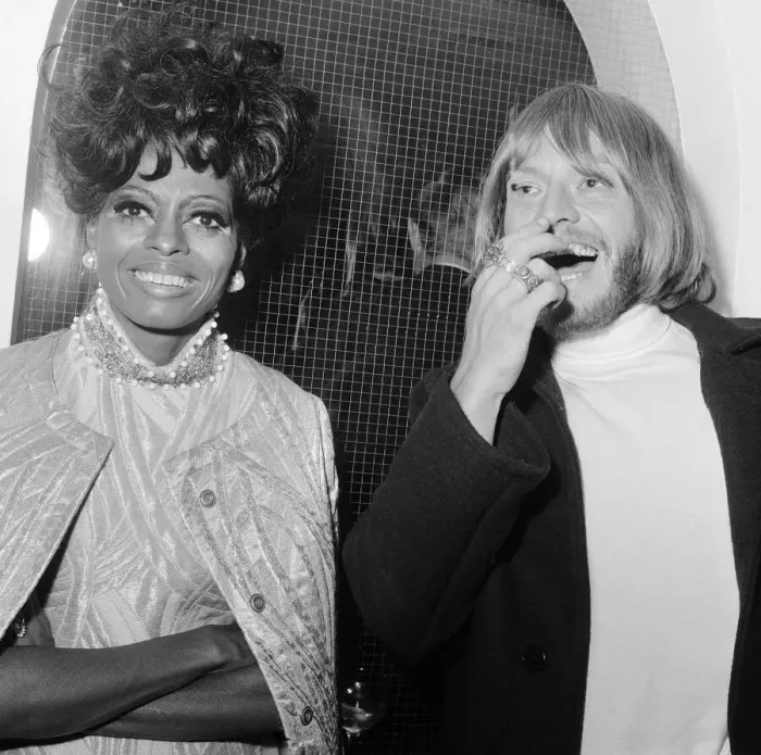 Framed Print : Brian Jones of The Rolling Stones and Diana Ross of The Supremes at the John Bull Framed Print : Brian Jones of The Rolling Stones and Diana Ross of The Supremes at the John Bull