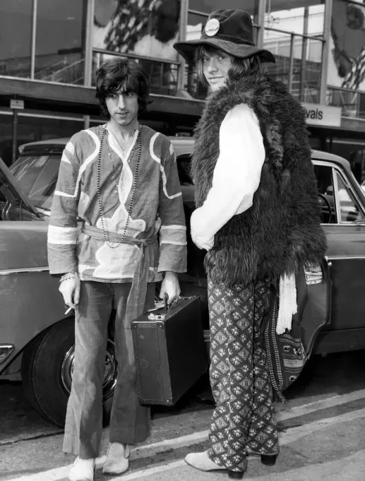 Framed Print : Brian Jones of the Rolling Stones flew from New York to London Framed Print : Brian Jones of the Rolling Stones flew from New York to London