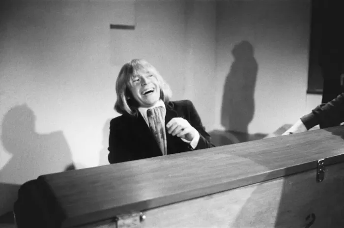 Framed Print : Brian Jones of the Rolling Stones in rehearsals at Intertel studios in Wembley Park Framed Print : Brian Jones of the Rolling Stones in rehearsals at Intertel studios in Wembley Park