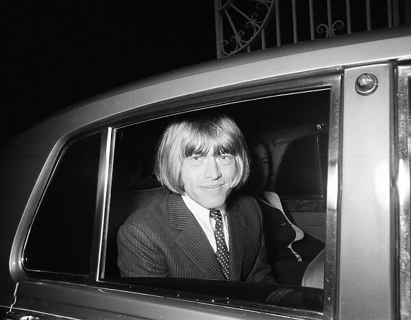 Brian Jones of The Rolling Stones after spending the night in Worwood Scrubs prison