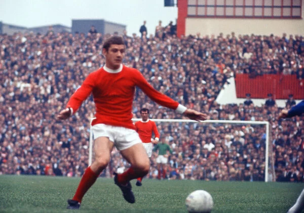 Brian Kidd, Manchester United, Match Action, 1969  /  70 Season
