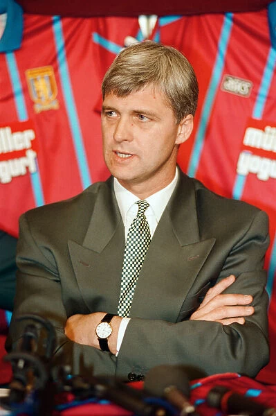 Brian Little is unveiled as Aston Villas new manager. 25th November 1994