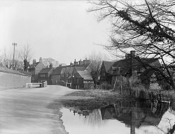 Bridge in Denham village 1936
