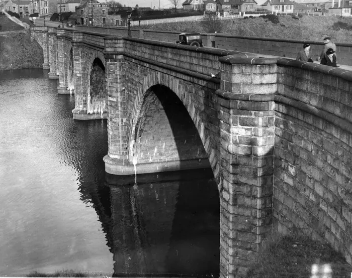 Framed Print : Bridge of Don Aberdeen February 1937 River Don Aberdeenshire Framed Print : Bridge of Don Aberdeen February 1937 River Don Aberdeenshire