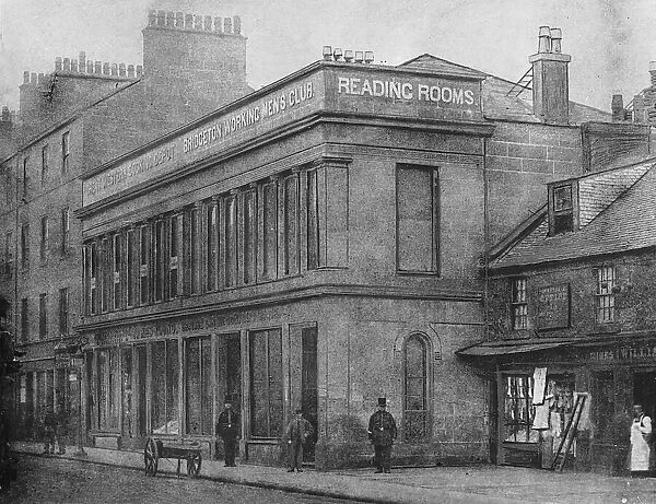 Bridgeton Working Mens Club London Road Victorian Glasgow street scene building 1865
