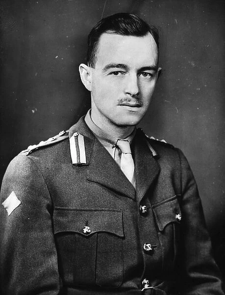 Brigadier Clarence Churchill Mann, awarded the D. S. O. for his part in the Dieppe raid