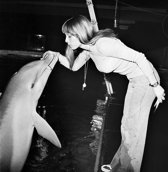 Brightones Dolphinarium: Baby the youngest dolphin at Brightones Dolphinarium was