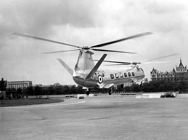 A Bristol 173 twin engine RAF evaluation helicopter
