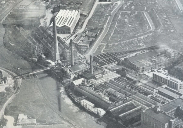 Bristol Aerial view of St Annes Board Mills in 1960