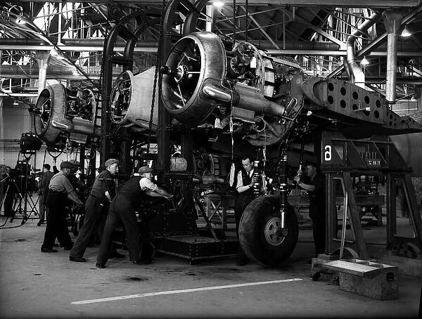 Bristol aircraft factory during WW2 Circa 1940