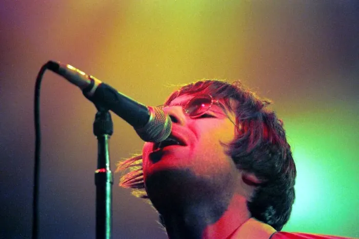 Framed Print : Brit pop band Oasis perform in concert at the Whitley Bay Ice Rink 19 / 01 / 96 Framed Print : Brit pop band Oasis perform in concert at the Whitley Bay Ice Rink 19 / 01 / 96