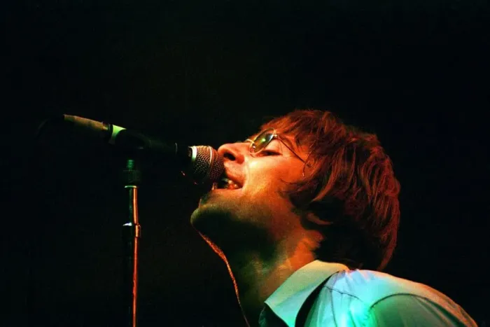 Framed Print : Brit pop band Oasis perform in concert at the Whitley Bay Ice Rink 19 / 01 / 96 Framed Print : Brit pop band Oasis perform in concert at the Whitley Bay Ice Rink 19 / 01 / 96