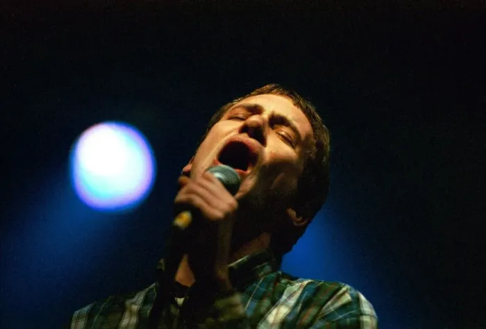 Framed Print : Brit pop band Ocean Colour Scene perform in concert at the Whitley Bay Ice Rink 19  /  01  /  96