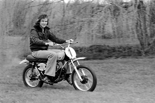 Britains top motor-cycling ace Barry Sheene aged 24