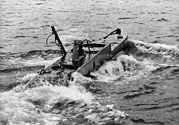 One of Britains X-Craft, a midget submarine. January 1944