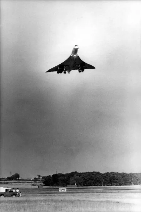 Framed Print : British Airways Concorde aircraft  /  airliner visits Newcastle Airport