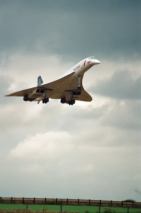 Framed Print : British Airways Concorde G-BOAF seen here on final approach to Newcastle Airport 24th Framed Print : British Airways Concorde G-BOAF seen here on final approach to Newcastle Airport 24th