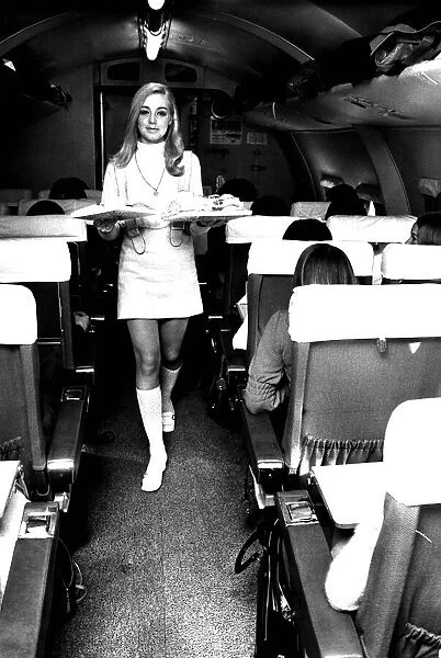British Airways stewardess 1971
