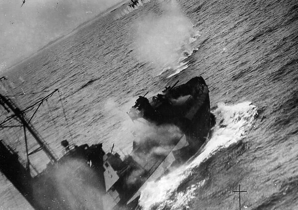 British Beaufighters cripple whole enemy fleet convoy off Norwegian Coast