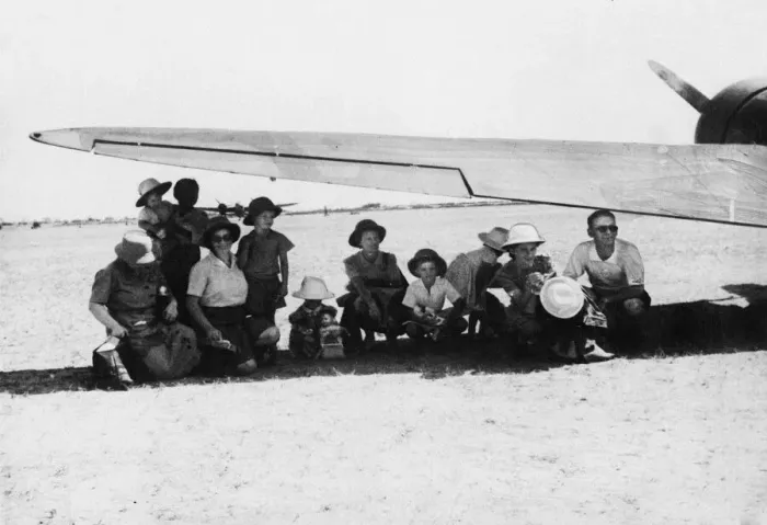 Framed Print : British civilians evacuated by R. A. F. aircraft from Burma. 14th April 1942 Framed Print : British civilians evacuated by R. A. F. aircraft from Burma. 14th April 1942