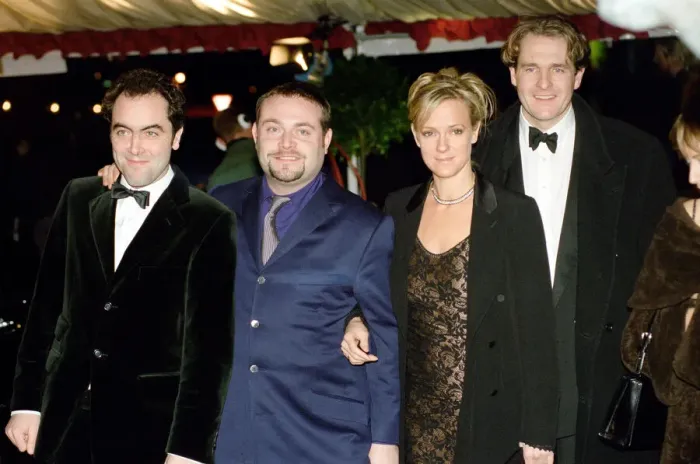 Framed Print : British Comedy Awards. Pictured, some of the cast of Cold Feet which won the award for