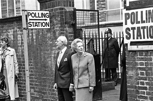 British Conservative Prime Minister, Margaret Thatcher