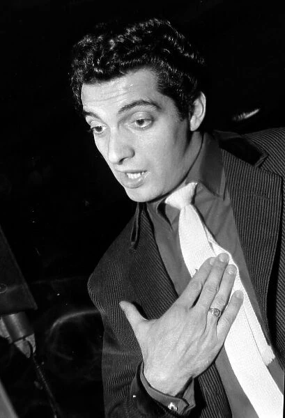 British crooner Frankie Vaughan January 1957