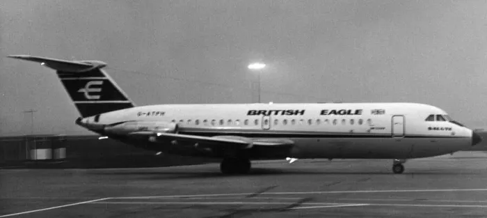 Framed Print : British Eagle International Airlines a major British independent airline that operated