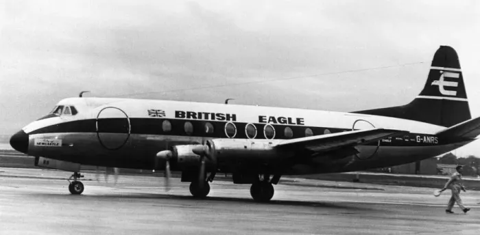 Framed Print : British Eagle International Airlines a major British independent airline that operated Framed Print : British Eagle International Airlines a major British independent airline that operated