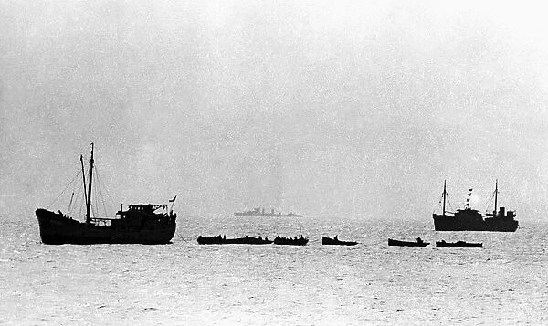 British Expeditionary Force returning from Dunkirk After a long retreat the bulk of