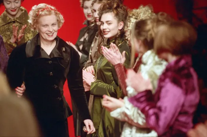 Framed Print : British fashion designer Vivienne Westwood pictured at her show at the Natural History Framed Print : British fashion designer Vivienne Westwood pictured at her show at the Natural History