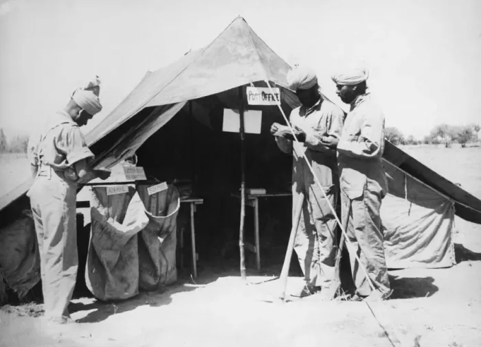 Framed Print : A British general with some British and Indian troops visited the Russian lines in Persia Framed Print : A British general with some British and Indian troops visited the Russian lines in Persia
