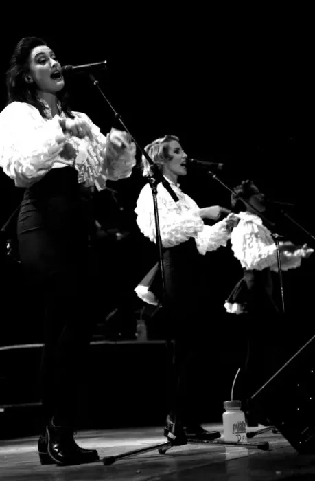 Framed Print : British girl group Bananarama Jacqui O Sullivan, Keren Woodward andSara Dallin in