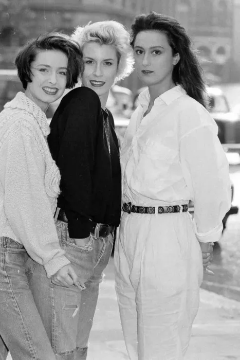 Framed Print : British girl group Bananarama - Keren Woodward, Sara Dallin and Jacqui O
