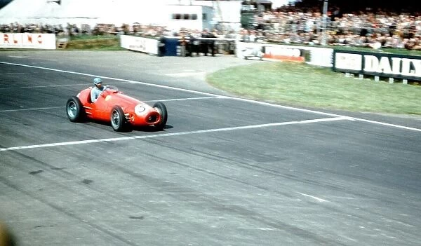 British Grand Prix 1953 Silverstone July 1953 The winner Alberto Ascari in his