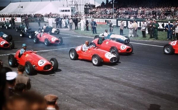 The British Grand Prix 1953 at Silverstone The Start of the race