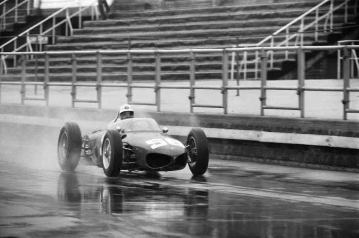 Framed Print : British Grand Prix Formula One motor racing at the Aintree Circuit near Liverpool
