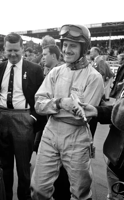 Framed Print : British Grand Prix, Silverstone-Graham Hill. July 1965