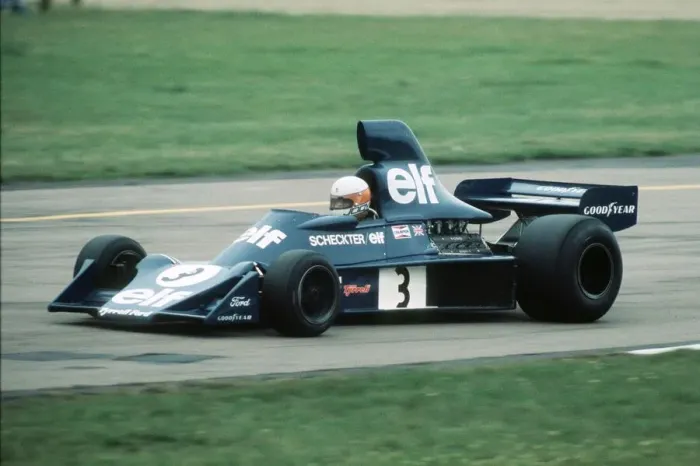 Framed Print : British Grand Prix Silverstone July 1975 Motor racing 70s John Player