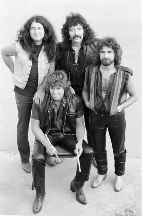 Framed Print : British heavy metal rock group Black Sabbath pictured before their performance at the NEC