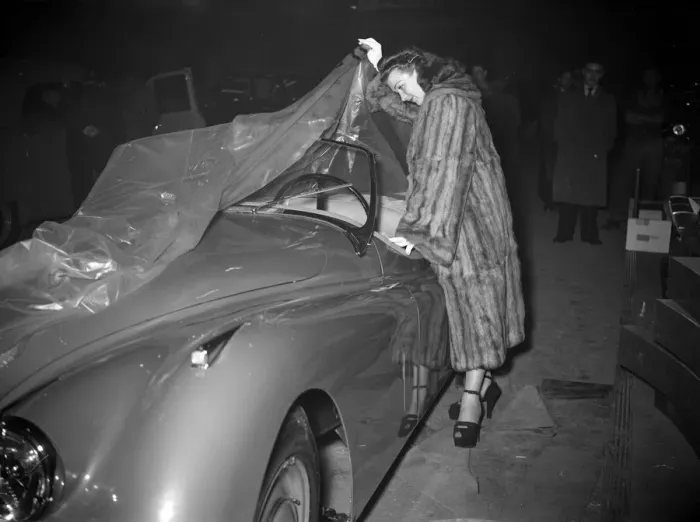 Framed Print : British International Motor Show, held at Earls Court, London, 17th to 27th October 1951