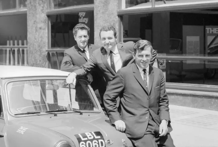 Framed Print : British Leyland unveil the rally team they are entering for the Daily Mirror World Cup Framed Print : British Leyland unveil the rally team they are entering for the Daily Mirror World Cup