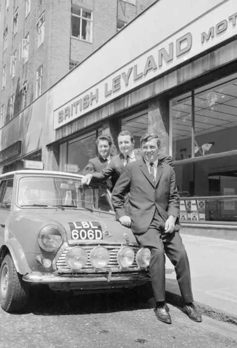 Framed Print : British Leyland unveil the rally team they are entering for the Daily Mirror World Cup Framed Print : British Leyland unveil the rally team they are entering for the Daily Mirror World Cup