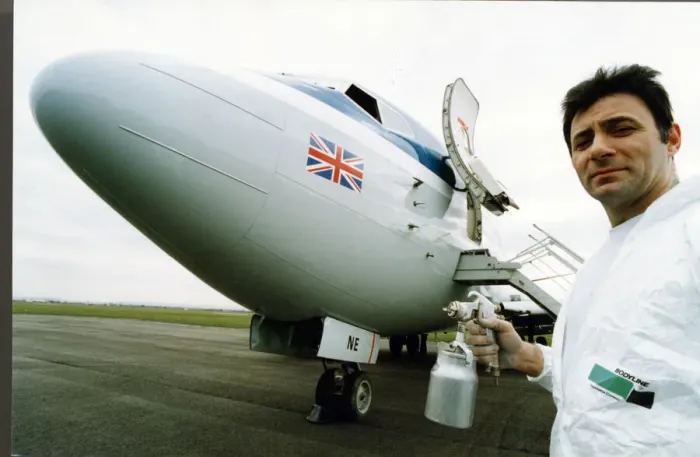 Framed Print : British Midland Airways have based a new passenger aircraft at Teesside Airport Framed Print : British Midland Airways have based a new passenger aircraft at Teesside Airport
