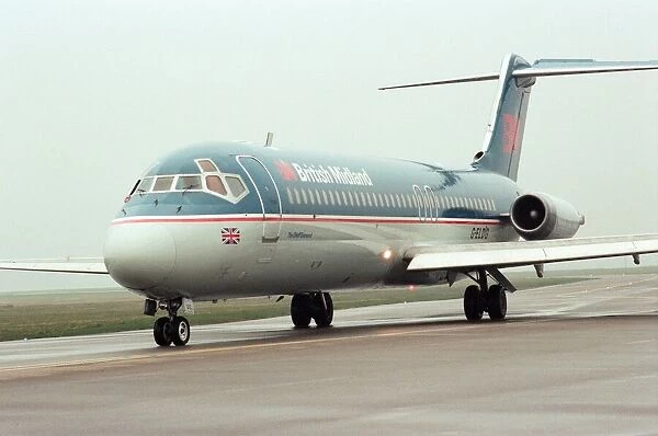 British Midland operated a commemorative flight to Teesside Airport to mark its last DC9
