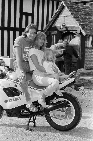 Former British Motorcycle road racer Barry Sheene prepares for a new life in the sun as