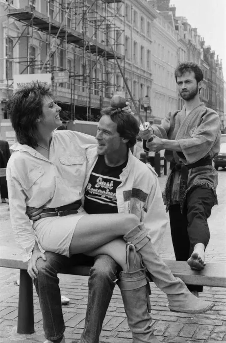 Framed Print : British Motorcycle road racer Barry Sheene attends a photocall at Covent Garden market to