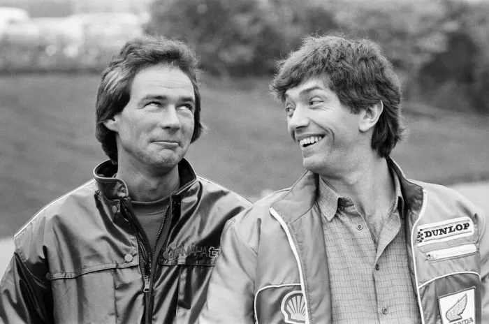 Framed Print : British Motorcycle road racer Barry Sheene opens the Third International Road racing show